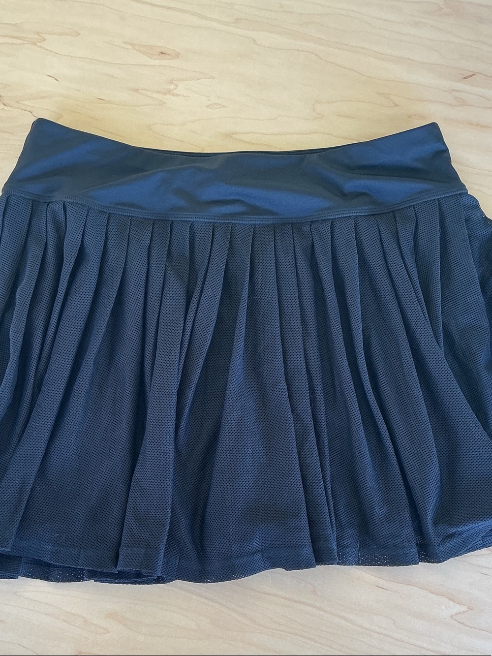 Ideology, BLACK, Pleated Mesh Mini Skirt
